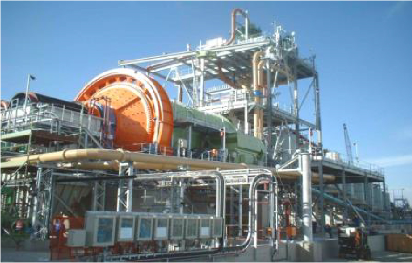 An installation at a mine-100